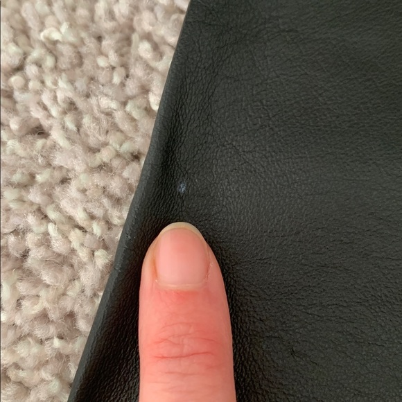 Vintage high waisted leather midi skirt - Picture 10 of 12